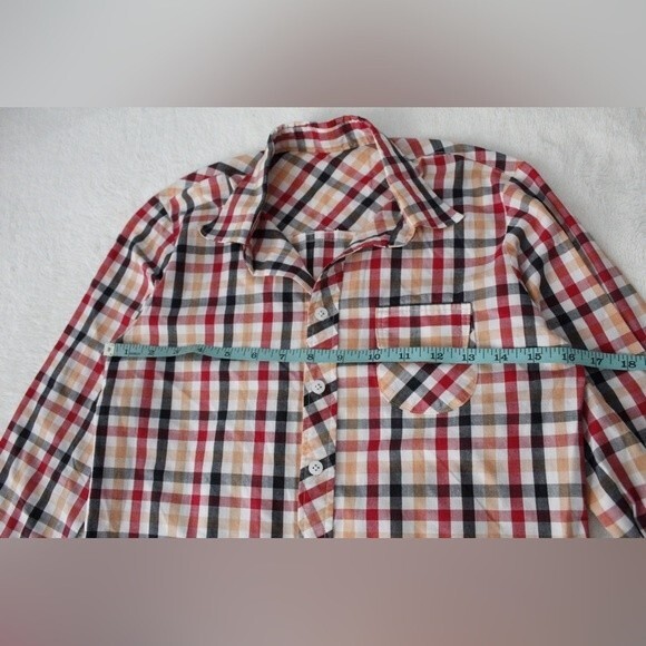 Custom Made Women’s Plaid Button Up Pocket Front Shirt - Picture 2 of 9